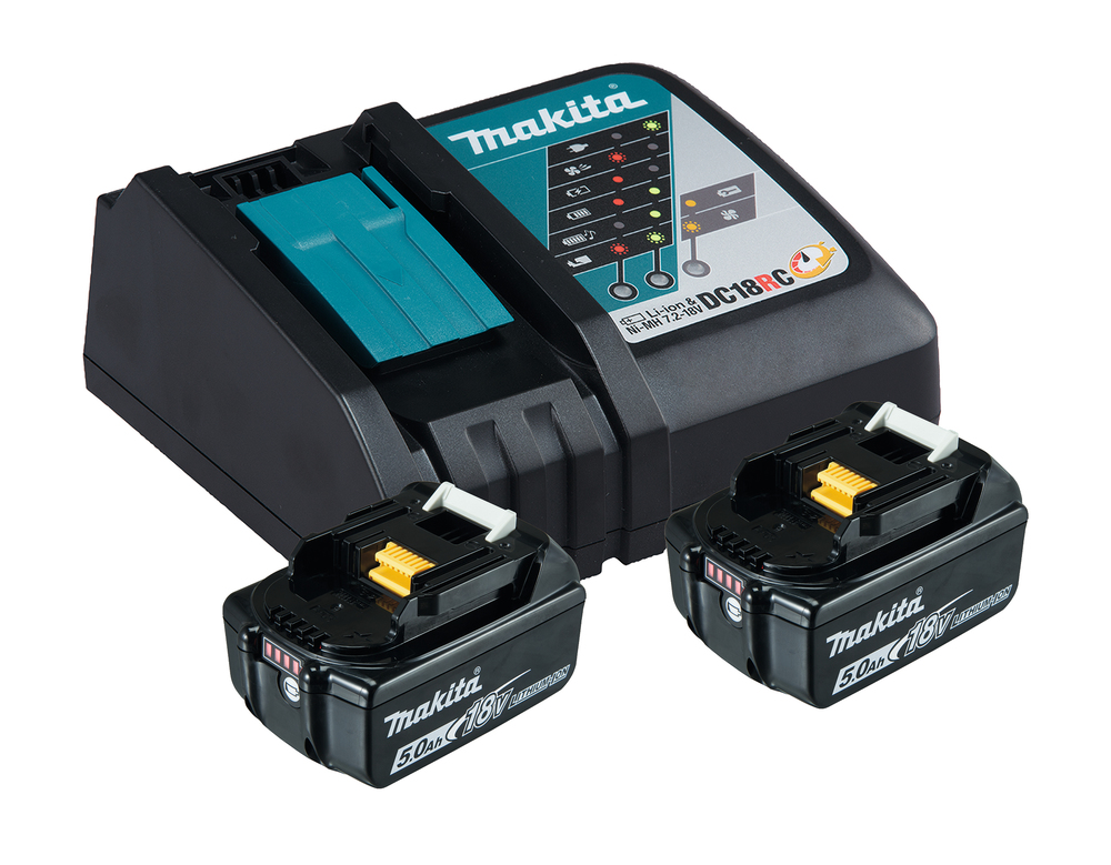 Makita Power Source Kit LXT® 18V 5.0Ah (2x Akku + Ladegerät)
