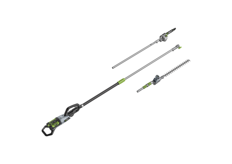 EGO PPCX1000 Pro X Teleskop-Baumpflegesystem mit Hochentaster und Heckenschere