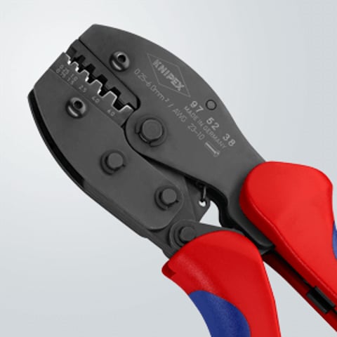 Knipex PreciForce® Crimpzange 97 52 38 für Aderendhülsen 0,25-6 mm²