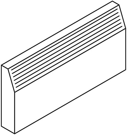 SÄBU Elektro-Wandkonvektor ,2000 Watt, Thermostat und Temperaturwähler