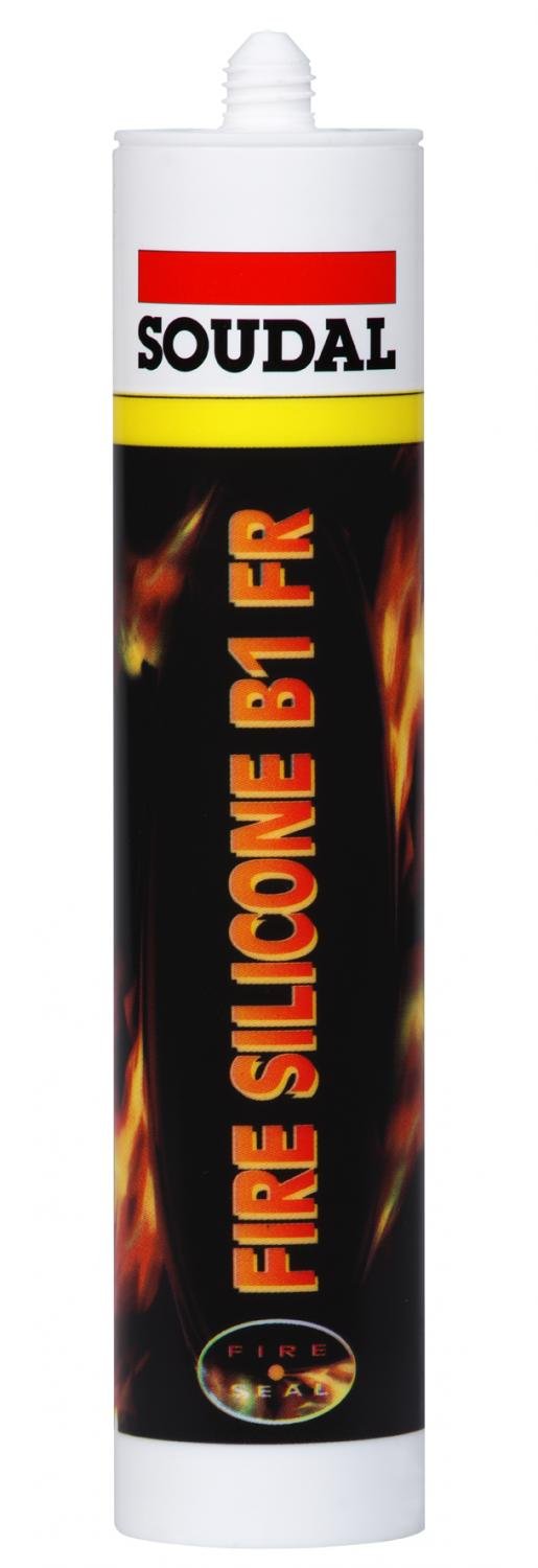 SOUDAL FIRE SILICONE B1 FR_310ml grau 77108998 schwerentflammbarer Silikon