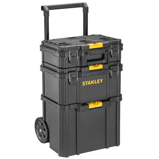 Stanley Quiklink Werkstattwagen STST83319-1 3-teilig 80L 45kg Tragkraft