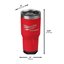 Milwaukee PACKOUT™ Isolierbecher rot 887 ml