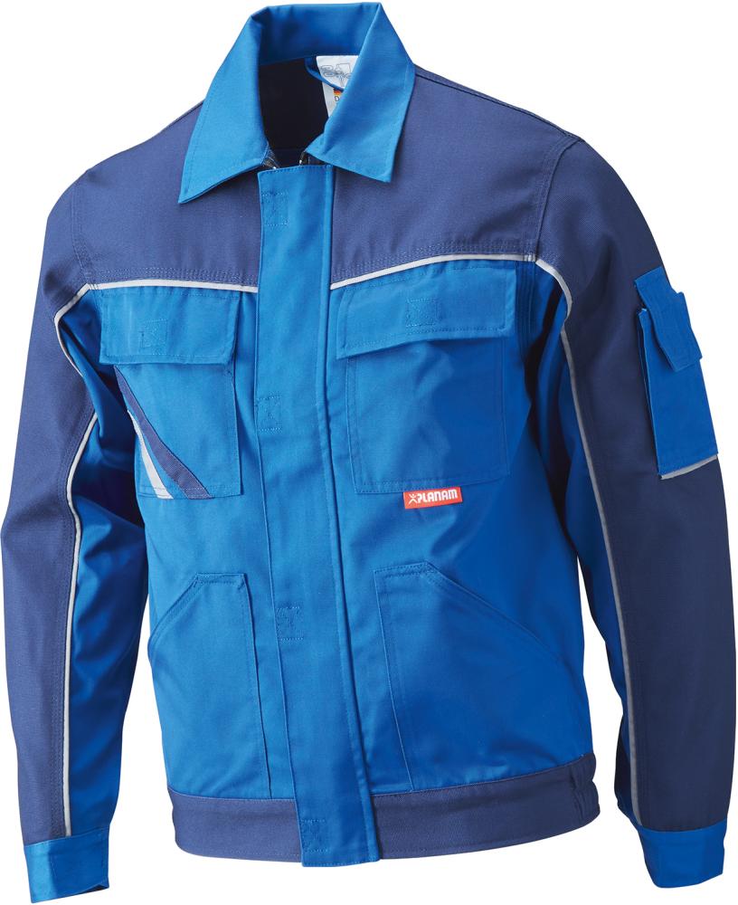 Planam Bundjacke Highline, Gr.52,kornblau/marine