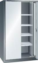 LISTA Schwerlastschrank mit Türen und 4 Verstellböden