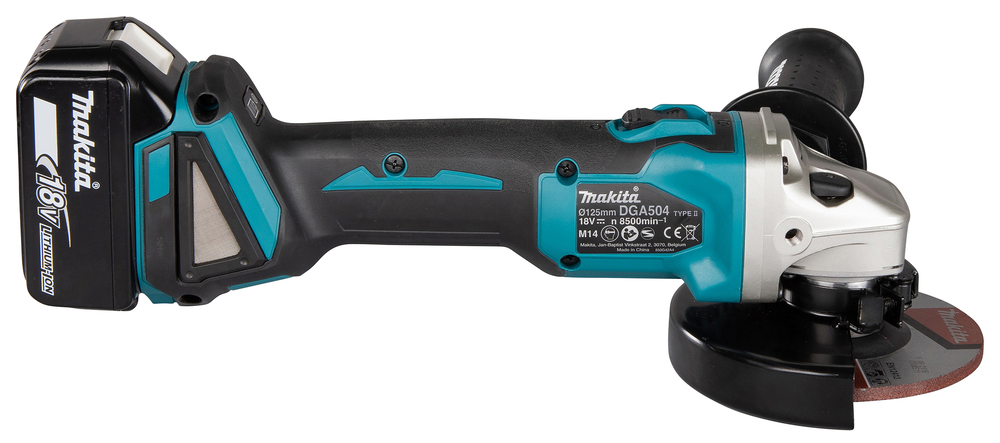 Makita Akku-Winkelschleifer DGA504Z 18V 125mm bürstenlos