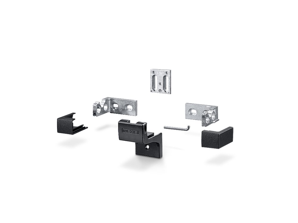 Produktbild RWA-Konsolensatz, f.Kett.antr., Slimchain, A, DL-R, Aluminium, RAL 9016 lackiert