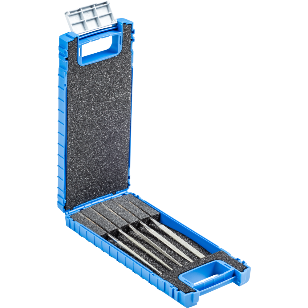 Pferd Diamant-Nadelfeilen-Set 5-tlg. 140mm D126 (mittel) für harte Werkstoffe