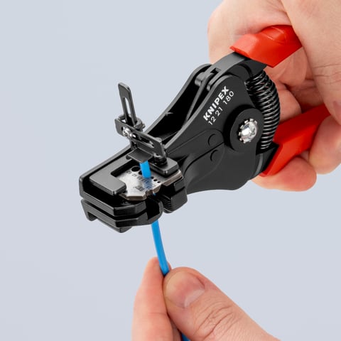 Knipex Abisolierzange 12 21 180 mit Formmessern 180 mm