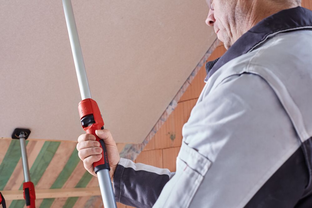 Bessey Decken- und Montagestütze STE150 mit Pumpgriff, Verstellweg 900-1500 mm, 350 kg Tragkraft