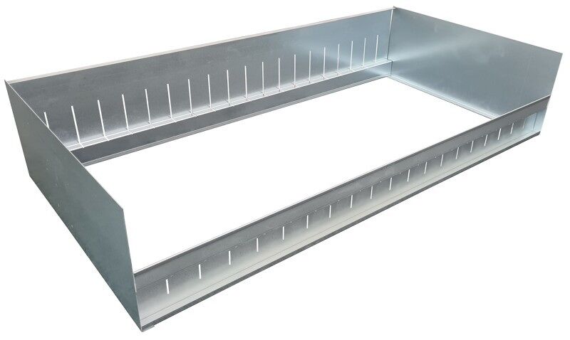 Schulte Schüttgutmulde 1300x500 mm verzinkt