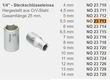 Proxxon Steckschlüsseleinsatz 1/4" 5,5 mm Chrom-Vanadium-Stahl