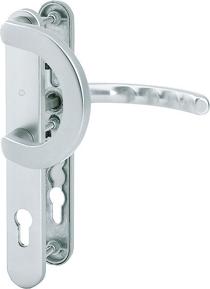 HOPPE® Wechselgarnitur mit Schmalschild Luxembourg 513G/3357N/1500, Aluminium