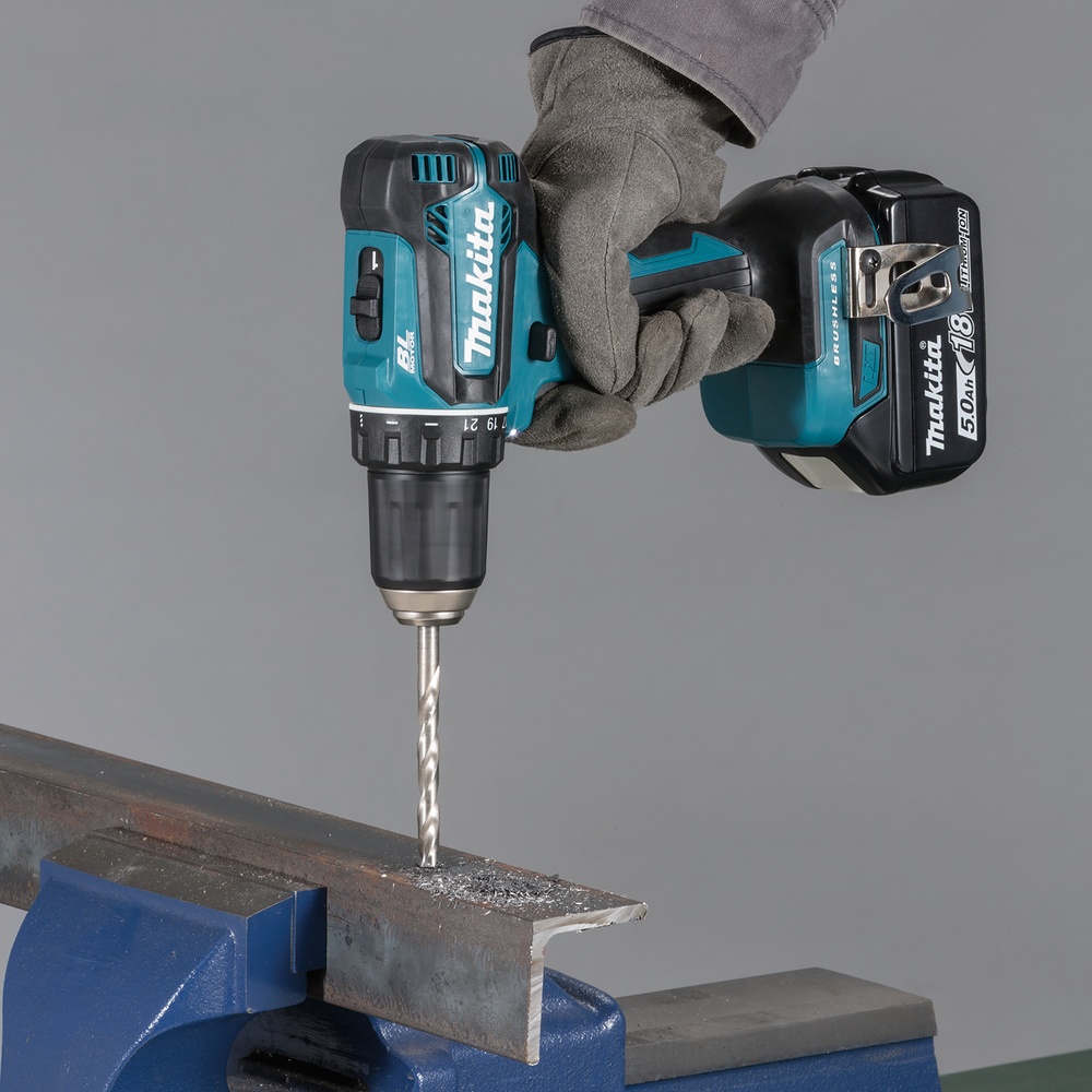 Makita Akku-Bohrschrauber DDF485Z 18V bürstenlos 50 Nm Schnellspannbohrfutter
