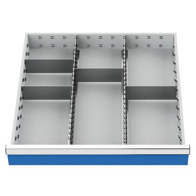 b+h Bedrunka+Hirth Schubladeneinteilung R 24-24 Metall 600x600mm verzinkt
