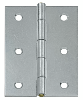 Vormann Scharnier halbbreit 30x26 mm Stahl blau verzinkt DIN 7954 B