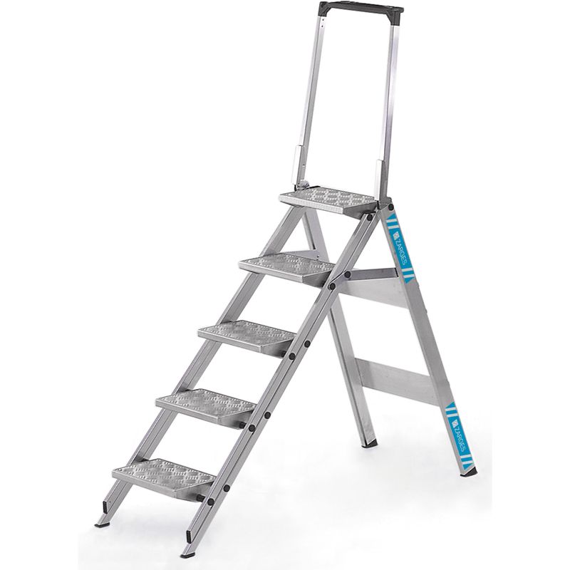 ZARGES Plazatec P - Sicherheitstreppe ableitfähig 5 Stufen 41337