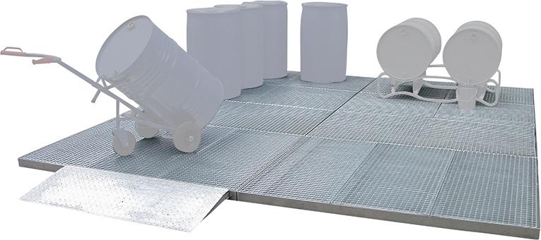 LaCont Bodenelement, Typ BS, Wannenhöhe 123 mm