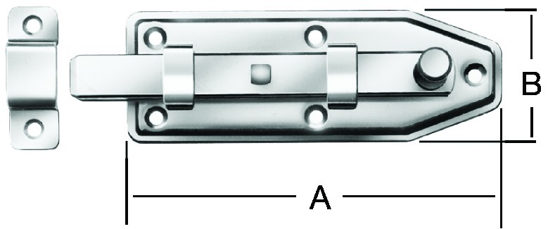 VORMANN Fensterriegel 000102, verzinkt