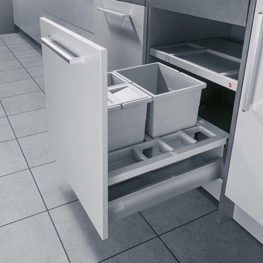 Format Einbauabfallsammler, Seperato-K, 3620511,KB 500, 34l, hellgrau