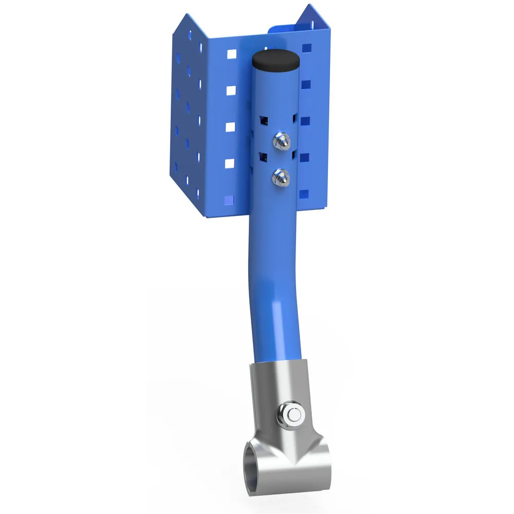 Fetra Flaschenhalterung 1393-B0500 für 500ml Desinfektionsmittelflaschen Stahlblech Blau RAL 5007