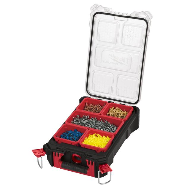 Milwaukee 250 x 380 x 120 mm PACKOUT Organiser Compact, inkl. Sortierboxen