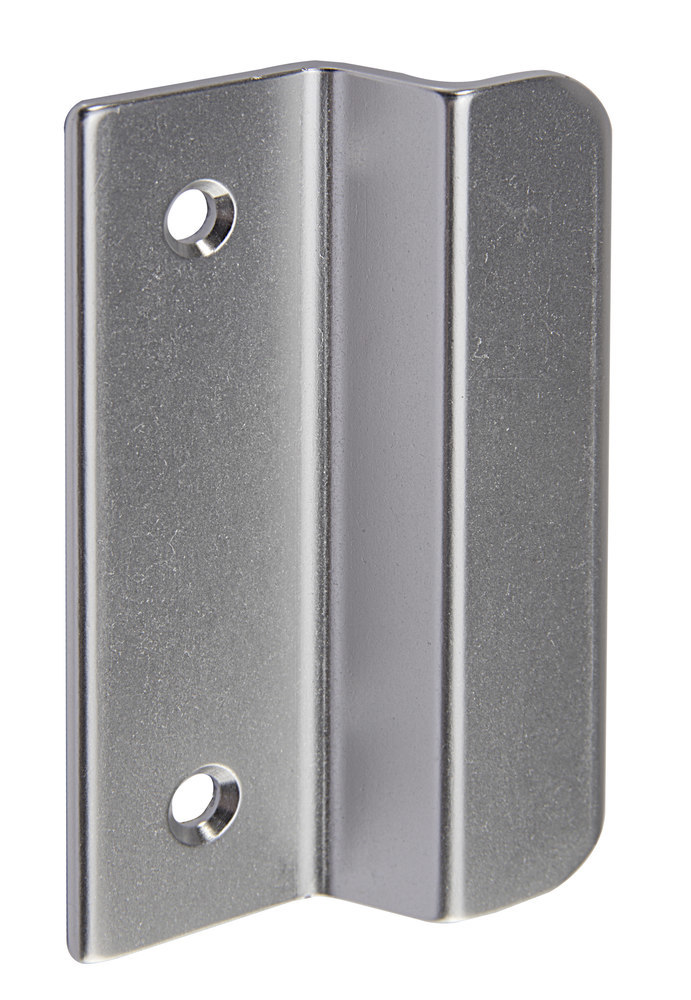 Ziehgriff, ohne Steg, 65mm, 9510, Aluminium, silberfarbig eloxiert