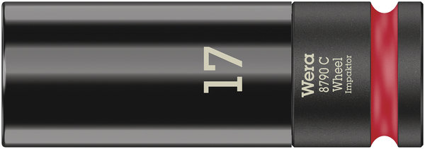 8790 C Wheel Impaktor Socket with 1/2" drive, 17 x 85 x 30 mm