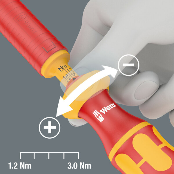 Kraftform adjustable torque handle for Electricians