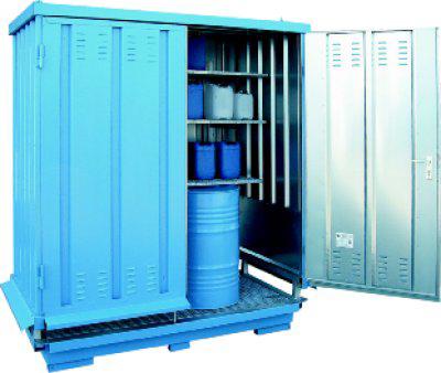 Produktbild LaCont Sicherheitslagerhaus mit natürlicher Belüftung, verzinkt und außen lackiert