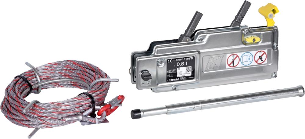Tractel Mehrzweck-Zug greifzug™ für Materialtransport, Grundausrüstung