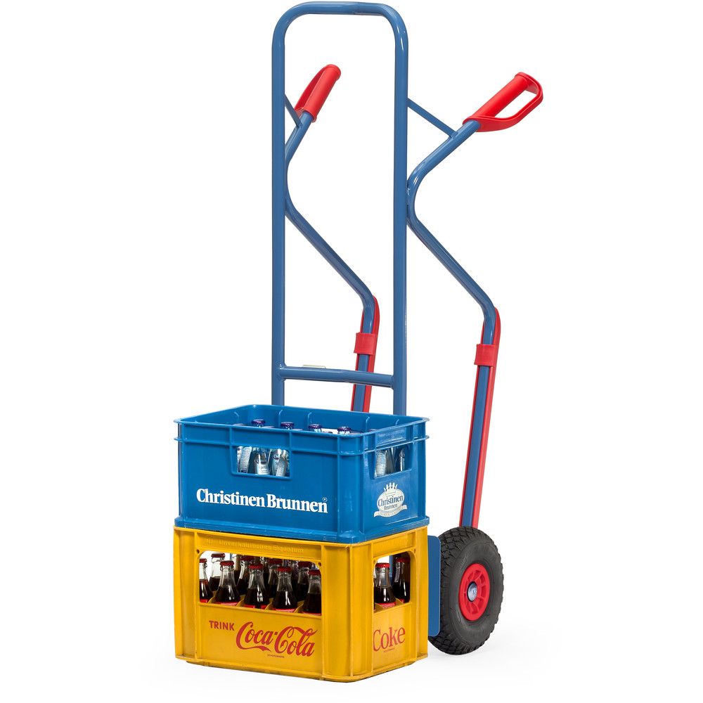 Fetra Stapelkarre B1330P Stahlrohr 300kg PU-Vollmaterial