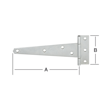 Vormann T-Band gerollt 146x68mm Stahl verzinkt