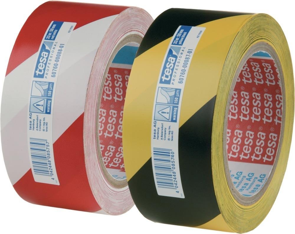 Tesa® Markierungsband 16 Schwarz-Gelb 33m x 50mm