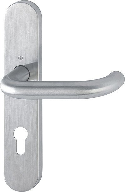 HOPPE® FH Drückergarnitur mit Langschild Paris FS-E138/353H, Edelstahl