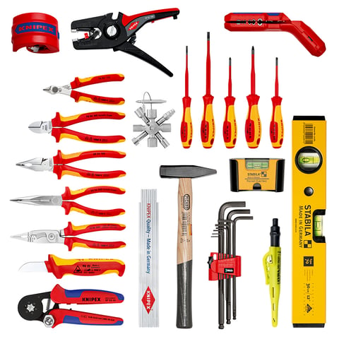 Knipex Werkzeugrucksack Modular X18 Elektro 22-teilig