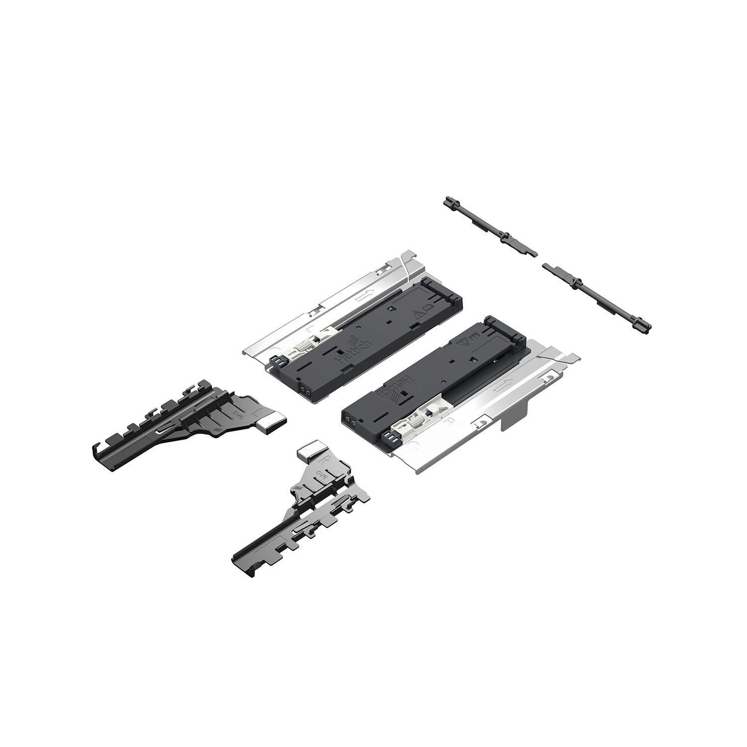 HETTICH Öffnungssystem Push to open Silent für Quadro, < 10 kg, links und rechts