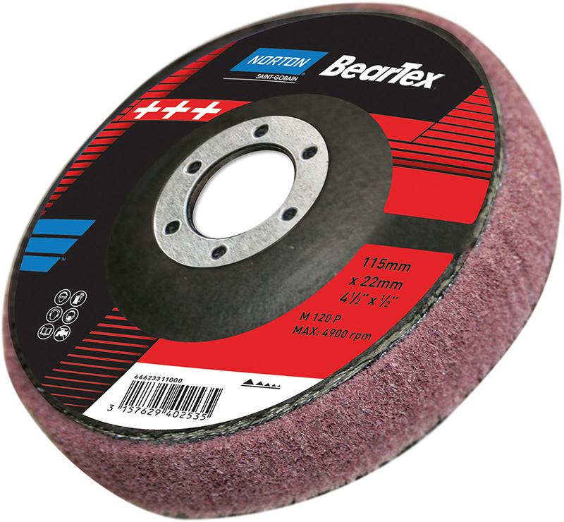 Vlies-Fächer Scheibe gerade 115 sehr fein/P120 Vlies-Fächer Scheibe gerade 115 sehr fein/P120