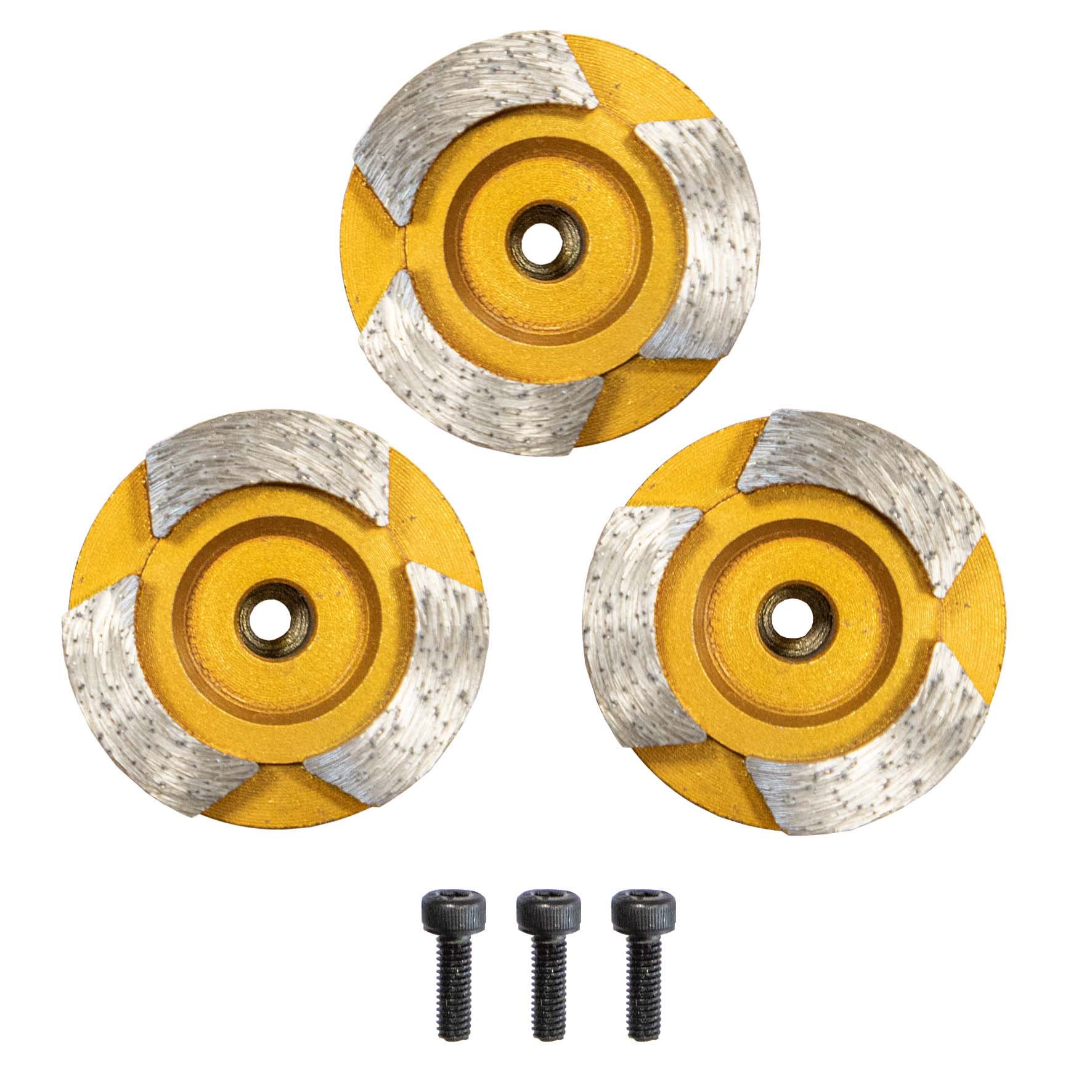 Eibenstock Diamant-Schleifteller Ø 44 mm 3er-Set Beton