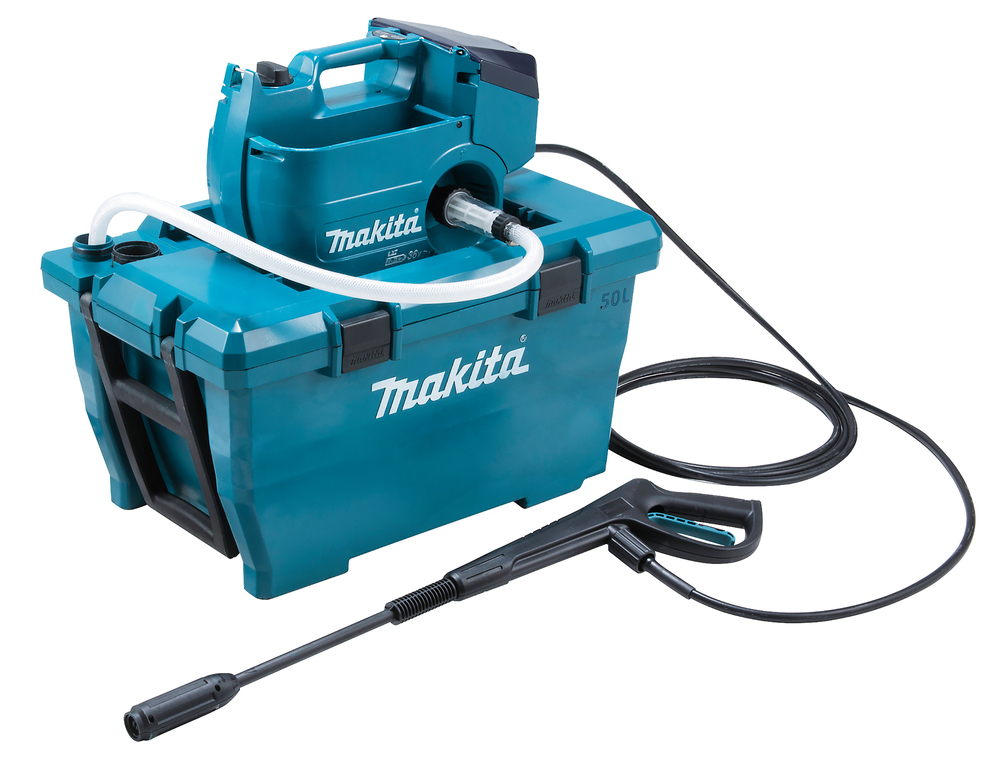 Makita Akku-Hochdruckreiniger DHW080ZK 2x18V 80 bar 50L Tank