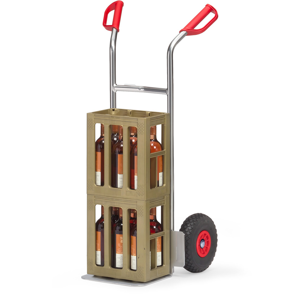 Fetra Aluminium-Stapelkarre A1125P 150kg 1150mm PU-Bereifung