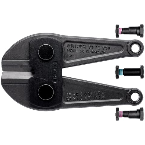 Knipex Ersatzmesserkopf 71 79 910 für Bolzenschneider 71 72 910 komplett mit Schrauben