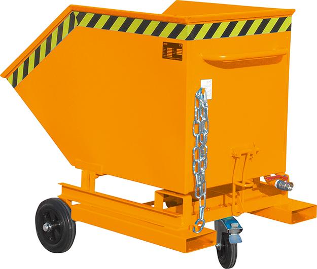 Bauer Südlohn Spänekastenwagen SKW-ET 400 l B900xT1320xH1090 mm RAL2000 Tragkraft 300kg