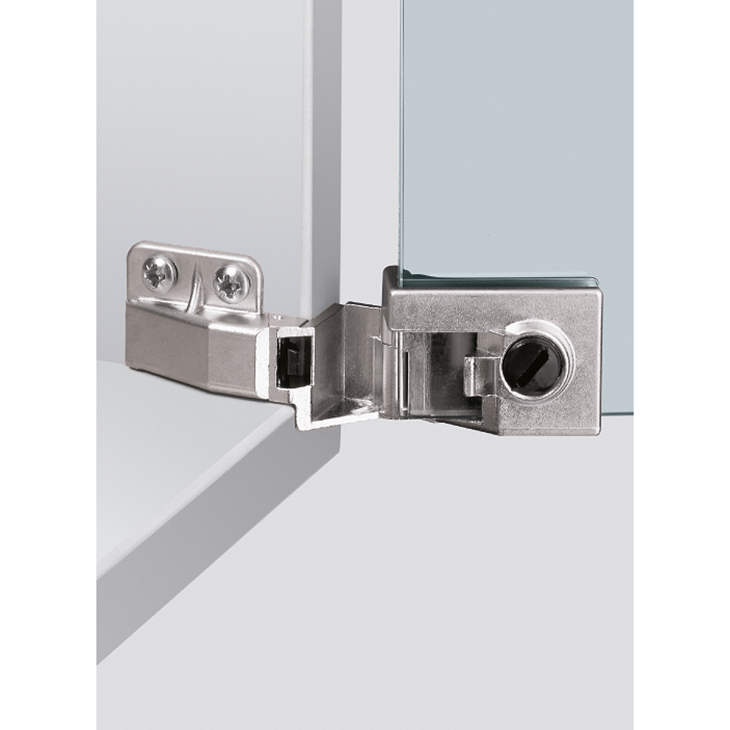 HETTICH Glastürscharnier ET 5160, vernickelt, matt