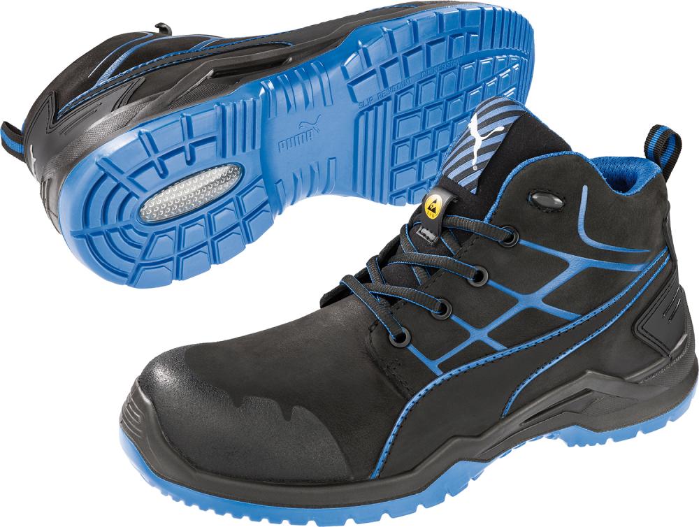 Puma Sicherheitsschnürstiefel Krypton Blue Mid 634200, S3 SRC ESD