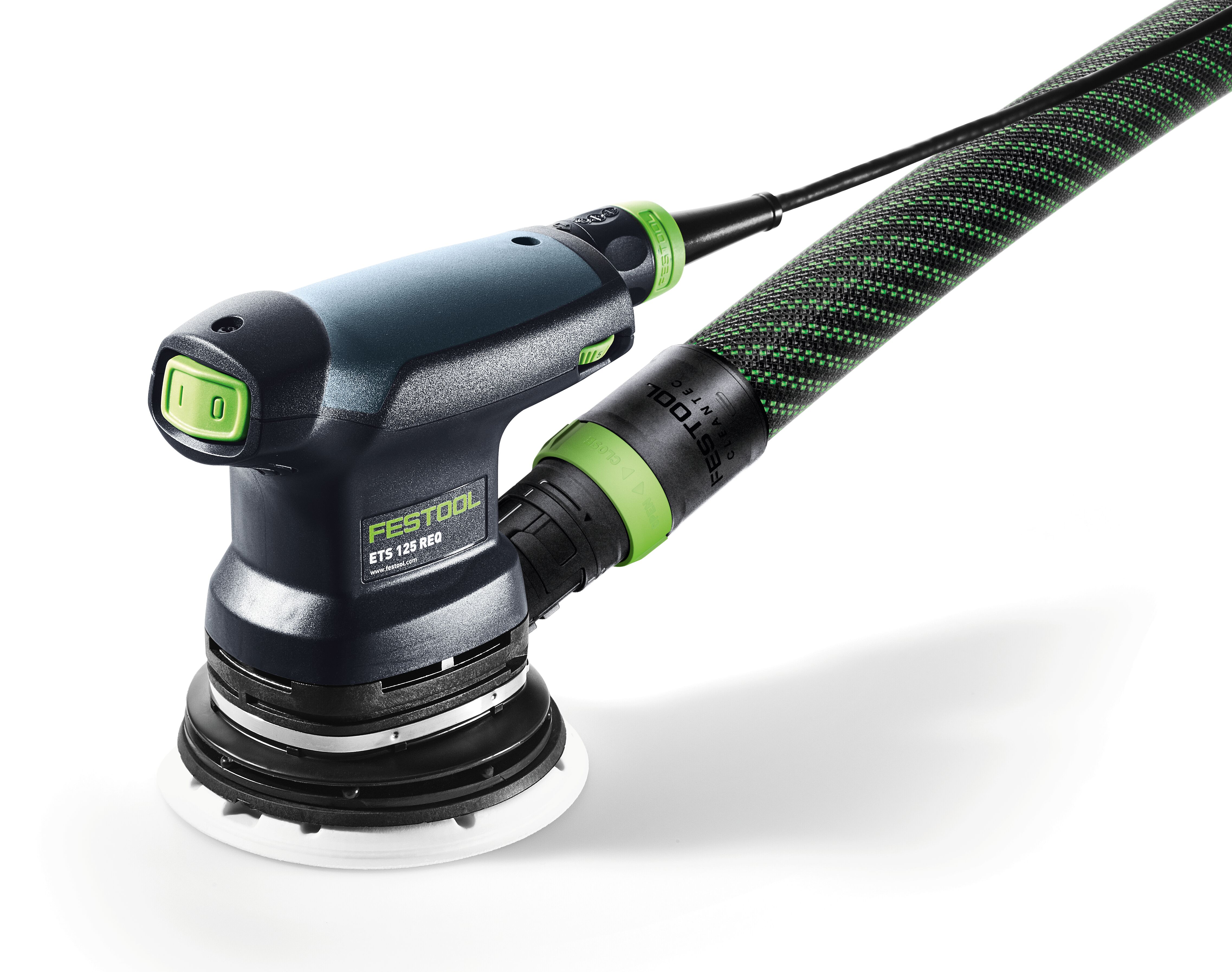 Produktbild Exzenterschleifer ETS 125 REQ, Rauchrohr, Elektrisches Gerät, Mikrophon, Licht