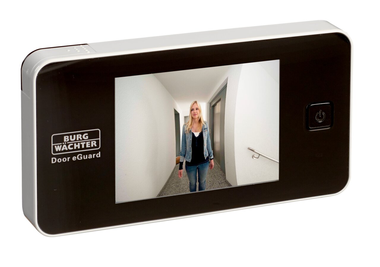 Burg Wächter Türspion Door eGuard DG 8100 digitaler Türspion mit Kamera 105° 3,2 Zoll Display