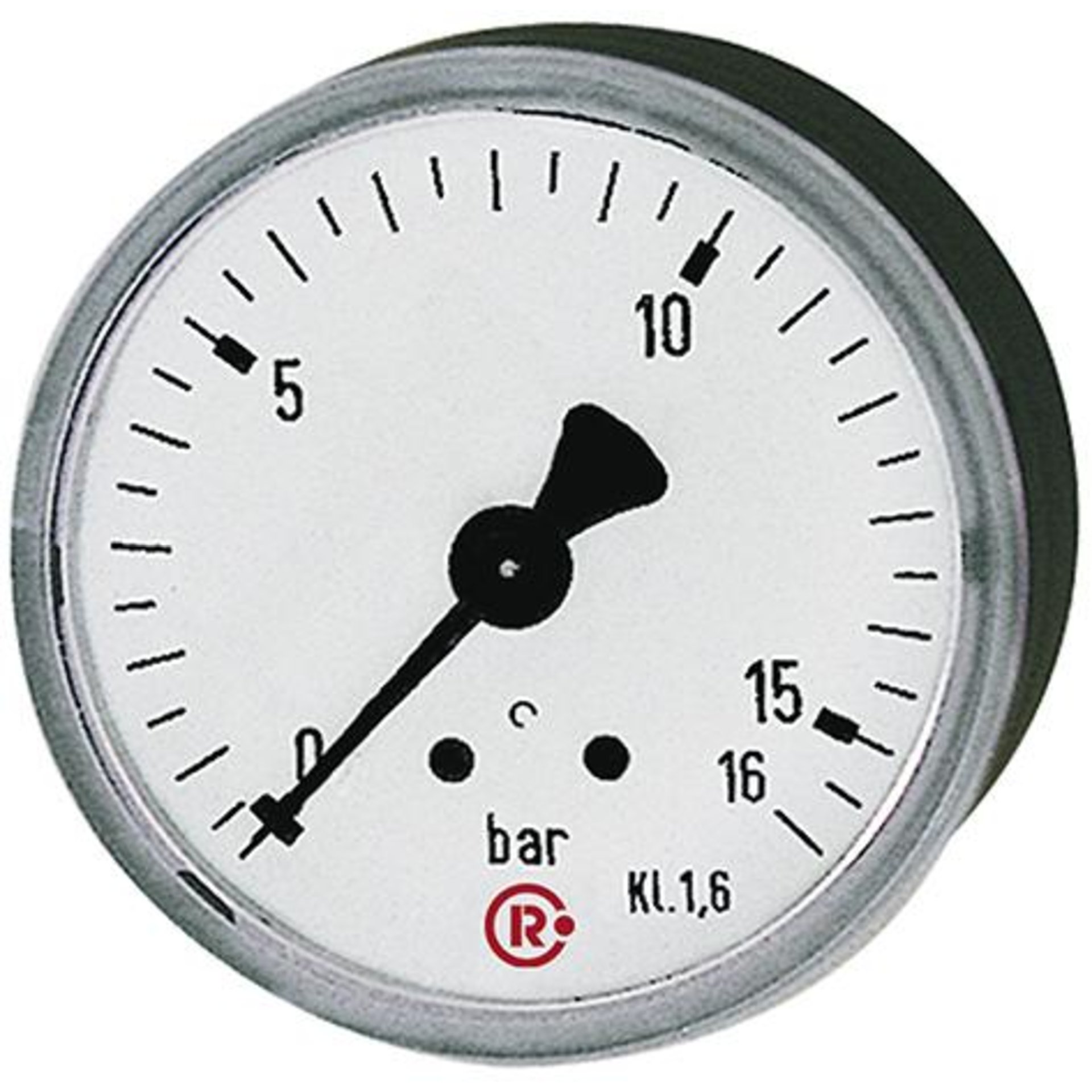Manometer rückseitig zentrisch 40mm 0-10bar
