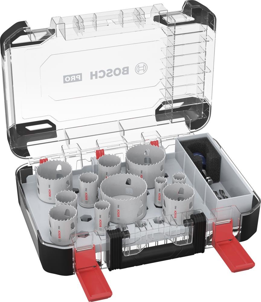 Lochsägen-Set Multi-Mat. 20, 68, 76mm, PC Plus PRO14-tlg. BOSCH