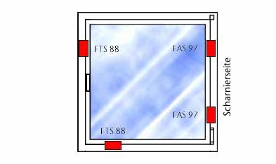 Abus Fenster-Zusatzschloss FTS 88 W AL0125 weiß
